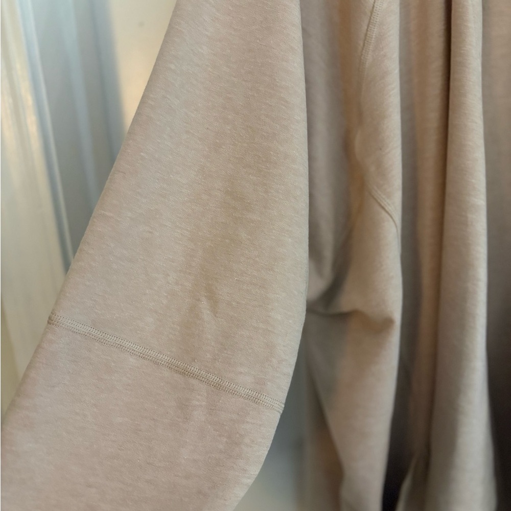Lightweight Beige Open Front Cardigan | Neutral LayeringXL Quiet Luxury Normcore - Picture 8 of 8